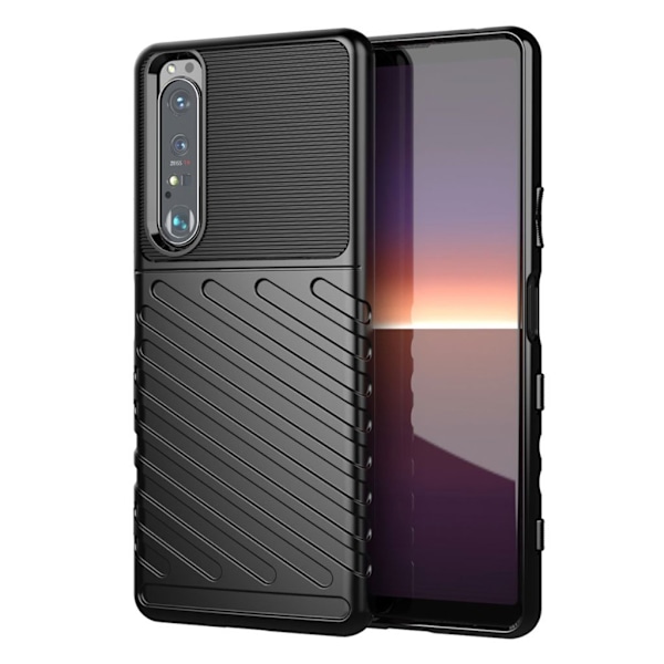 Thunder Sony Xperia 1 III Etui - Svart Black