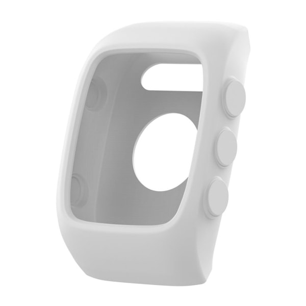 Iskunkestävä suojakuori Polar M400-kellolle - Valkoinen White