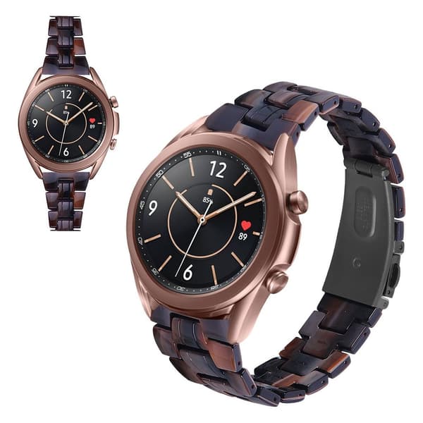 Samsung Galaxy Watch 3 (41mm) resin farverig rem - Chocolate Brown