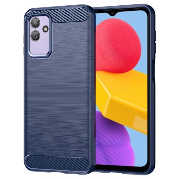 Carbon Flex Suojakotelo Samsung Galaxy M13 5g - Sininen Blue