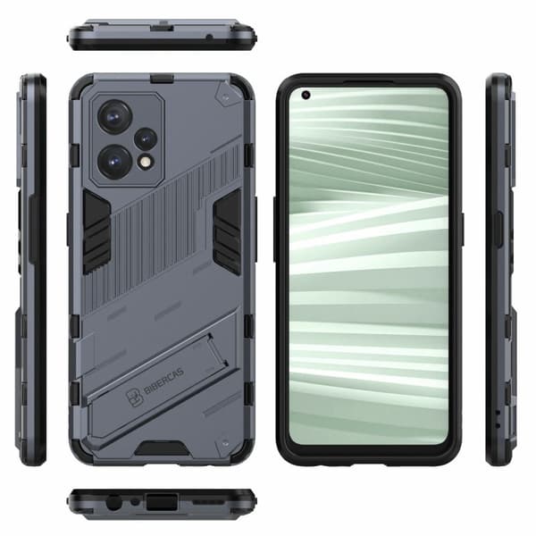 Iskunkestävä hybridikotelo Realme 9 Pro Plus - Tummansininen Blue