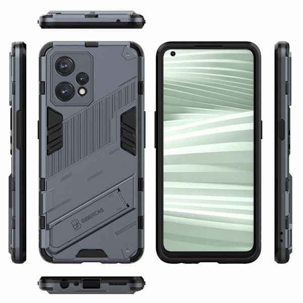 Stöttåligt Realme 9 Pro Plus hybridskal - Blå Blå