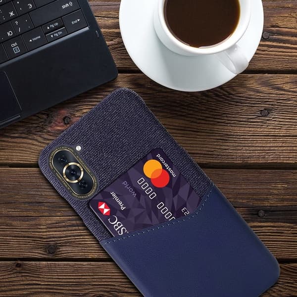 Bofink Huawei nova 10 Pro Card Suojakuori - Sininen Blue