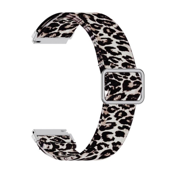 22 mm nylon-urrem til Huawei- og Samsung-ure - Leopard Multicolor