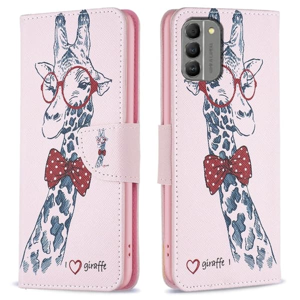 Wonderland Nokia G310 Flippetui - Sjiraff Pink