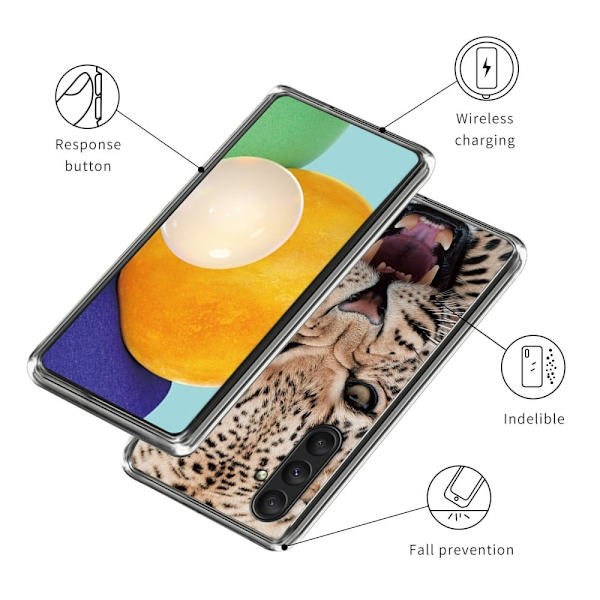 Deco Samsung Galaxy A25 cover - Leopard Brown