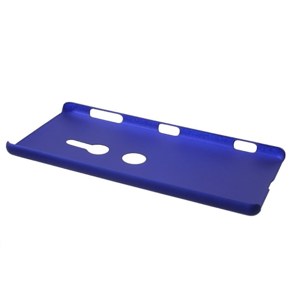 Sony Xperia XZ2 gummieret etui - Mørkeblå Blue