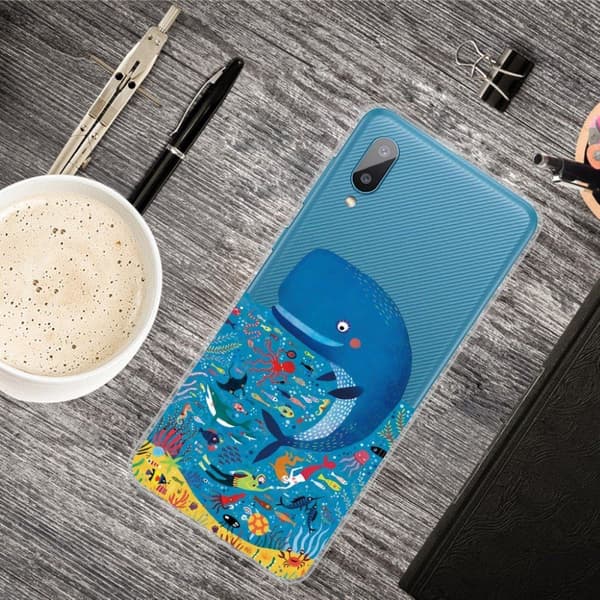 Deco Samsung Galaxy M02 / Samsung Galaxy A02 skal - Val Blå