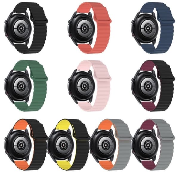 22mm universaali silikoninen kellohihna - Punainen Red