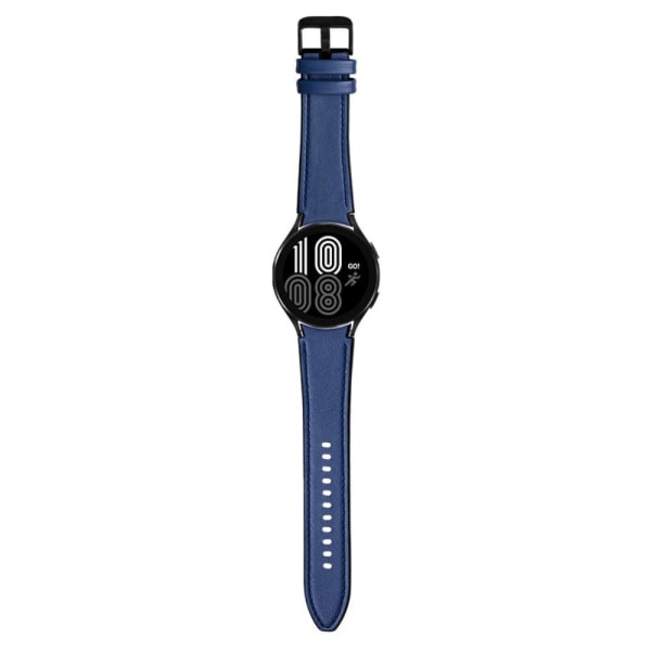 20mm Samsung Galaxy Watch 4 nahkaranneke - Sininen Blue