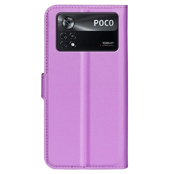 Classic Xiaomi Poco X4 Pro 5G flip etui - Lilla Purple
