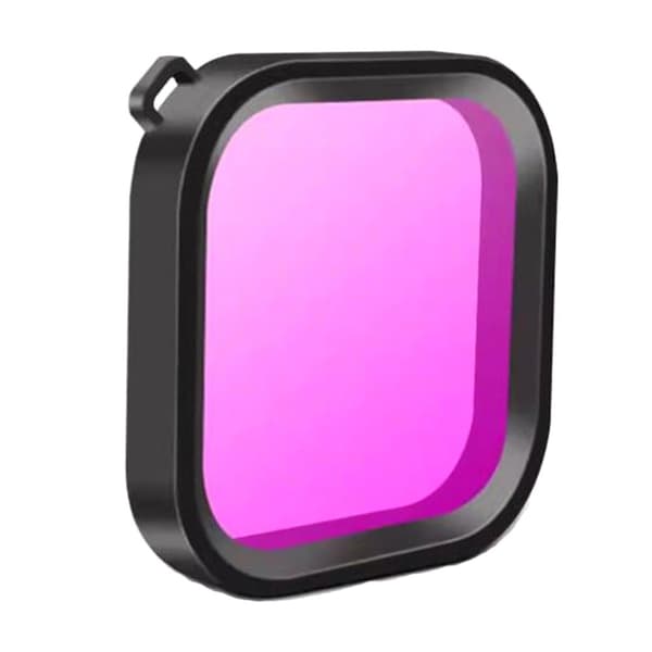 Til GoPro Hero 12 / 11 / 10 / 9 Action Camera Lens Filter Diving Shooting Filter - Lilla Purple