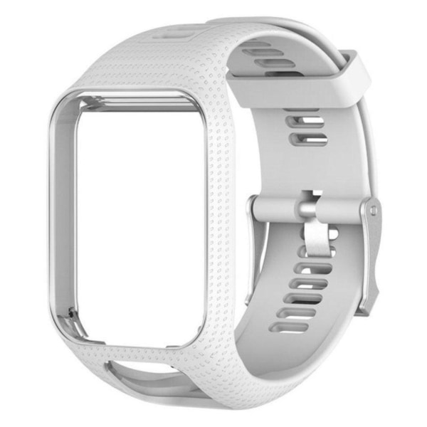 TomTom Sport Runner 2 / 3 silicone watch band - White White