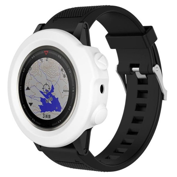 Garmin Fenix 5X / 5X Plus silikonisuojus - Valkoinen White