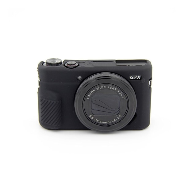 Canon G7X Mark II kameraskal silikon material mjuk flexibel skyddande - Svart Svart
