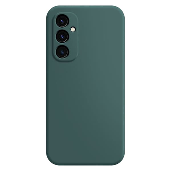 Mikrofiberforet blødt gummi Oppo A15 cover - Grøn Green