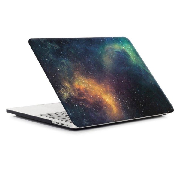 MacBook Pro 13 Touchbar Kuvallinen Kova Muovi Suoja Kuori - Täht Multicolor