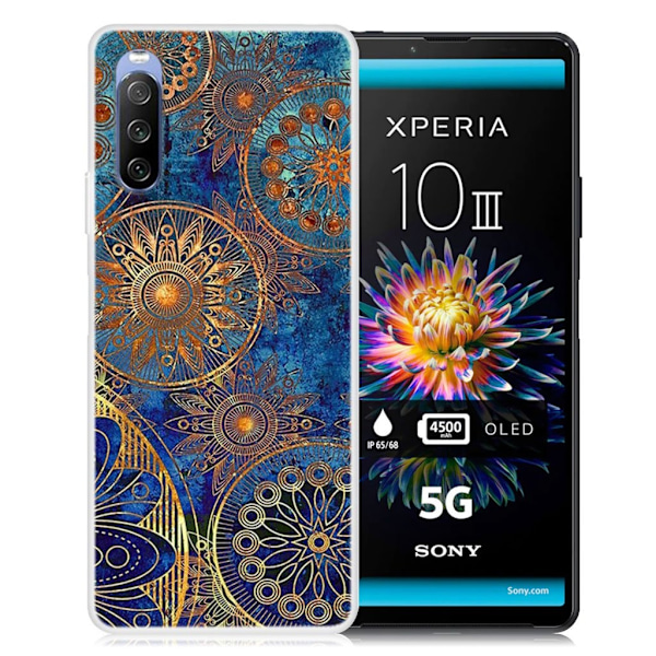 Deco Sony Xperia 10 III Etui - Farverig Blomst Multicolor