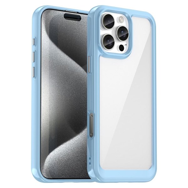 iPhone 16 Pro Max smart akryldeksel - Blå Blue