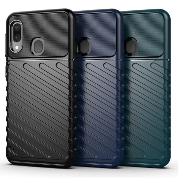 Thunder Samsung Galaxy M20 kuoret - Sininen Blue