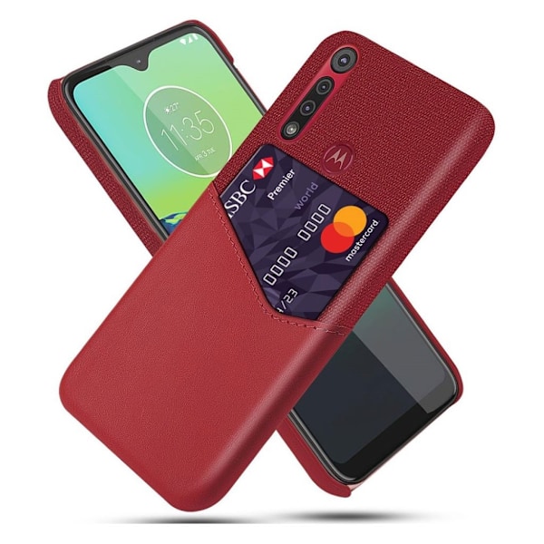 Bofink Motorola Moto G8 Play korttikotelo - Punainen Red