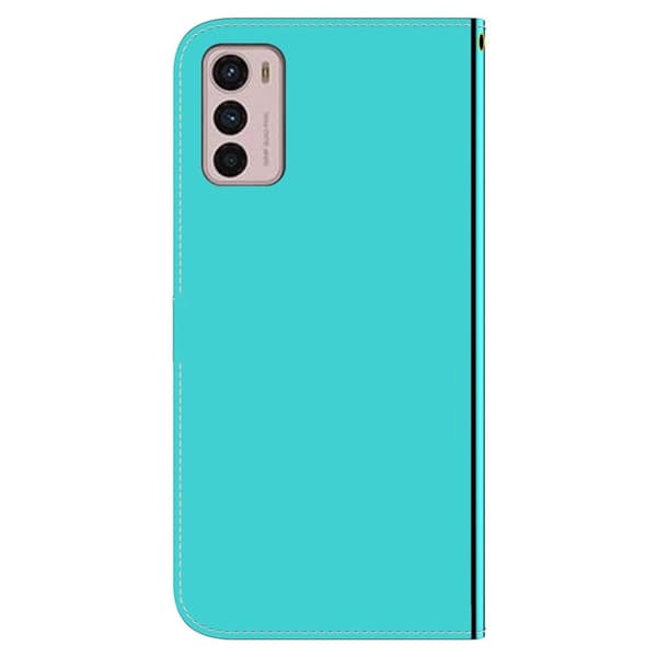 Mirror Motorola Moto G42 flip-etui - Cyan Blue