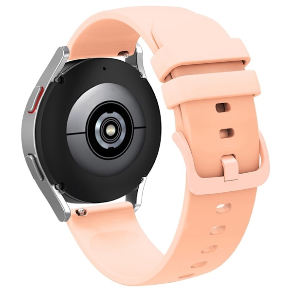 20 mm universal enkel silikone-urrem - Lyserød Pink