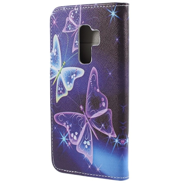 Butterfly läder Samsung Galaxy S9 Plus fodral - Flerfärgad multifärg