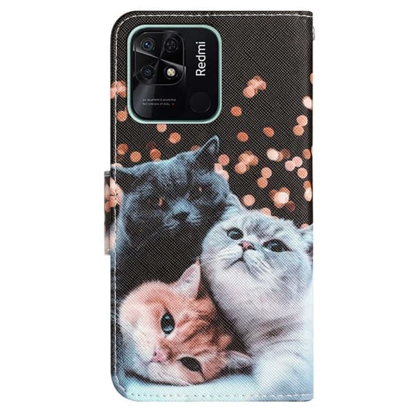 Wonderland Xiaomi Redmi 10C Flip Etui - Kat Black