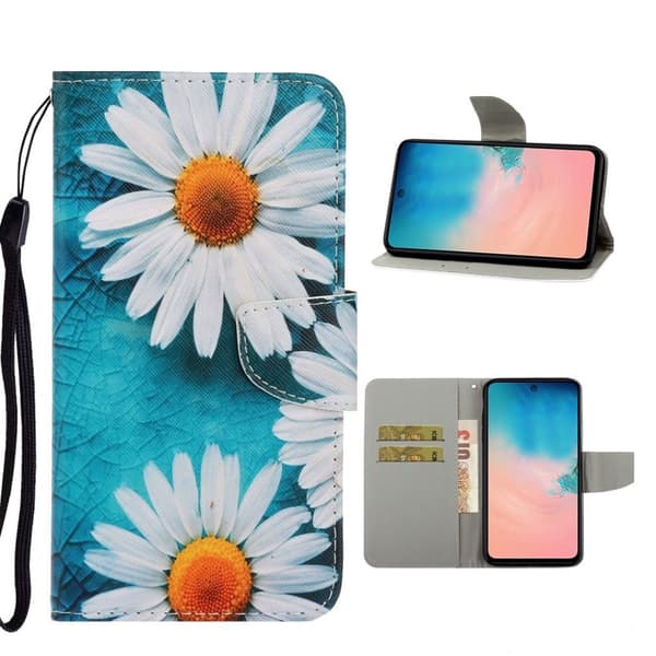 Wonderland Samsung Galaxy S20 Plus flip etui - Hvit Flower White