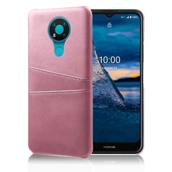 Nokia 3.4 skal med korthållare - Rosa Rosa