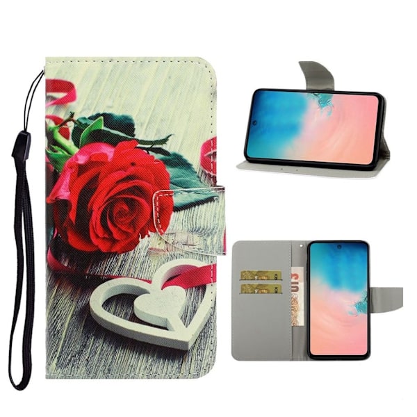 Wonderland Samsung Galaxy S20 Ultra flip kuoret - Ruusu Multicolor