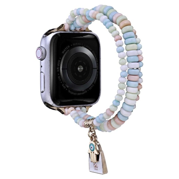 Apple Watch Series 8 (45mm) / Watch Ultra three row bead style w Multicolor