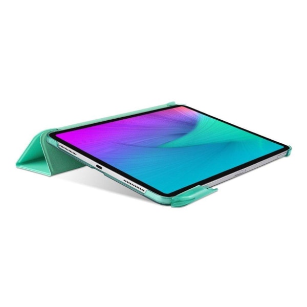 iPad Pro 11 inch (2018) tri-fold leather smart case - Green Grön