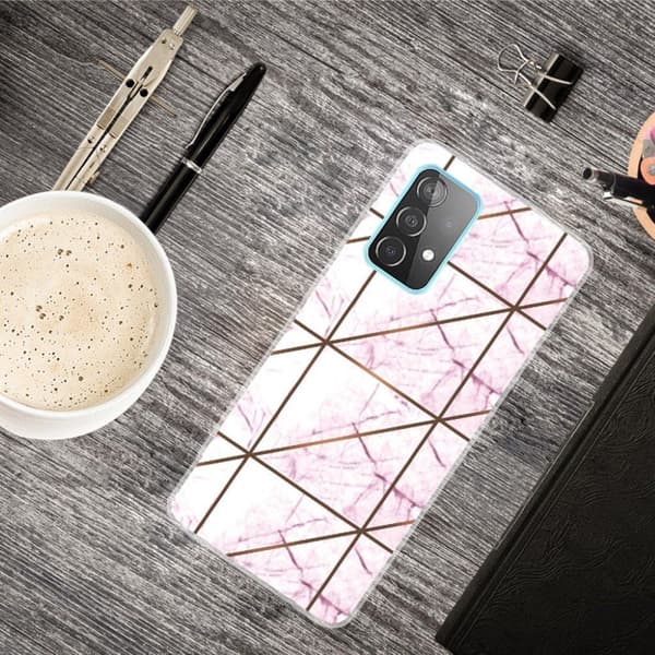 Marble Samsung Galaxy A82 5G Etui - White i Trapp Strike Klinkekule White