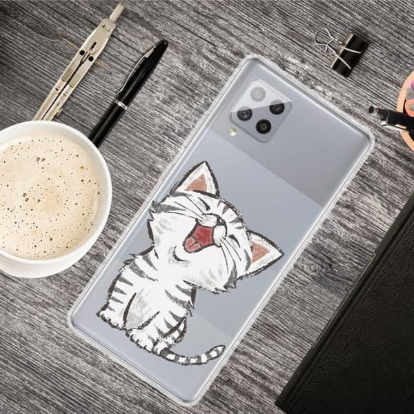 Deco Samsung Galaxy M62 / F62 Etui - Kat White