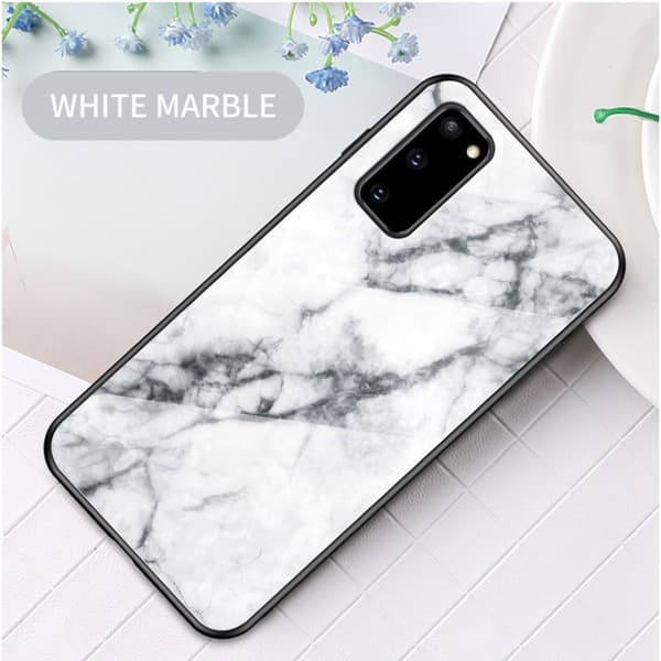 Fantasy Marble Samsung Galaxy S20 deksel - Hvit White
