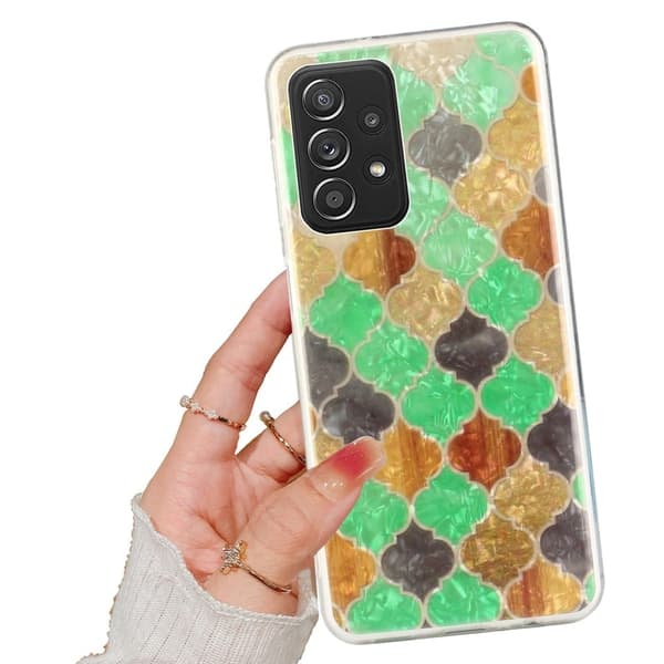 Deco Samsung Galaxy A33 5G skal - Grön Skarvning Grön