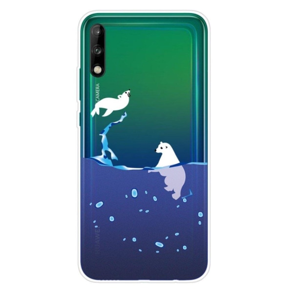 Deco Huawei P40 Lite E kuoret - Jääkarhu Blue