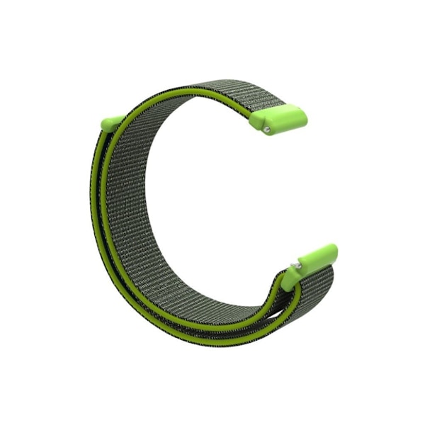 Fitbit Versa Lite Kardborrband klockarmband - Grön Grön