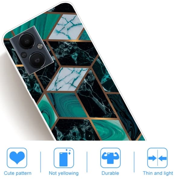 Marble OnePlus Nord N20 5G Suojakotelo - Emerald Marble Green