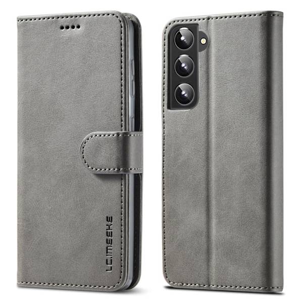 LC.Imeeke Samsung Galaxy S21 Plus 5G Flippetui - Grå Silver grey