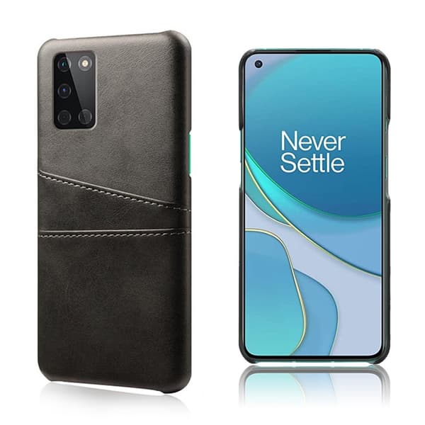 Dual Card Etui Oneplus 8T - Svart Black