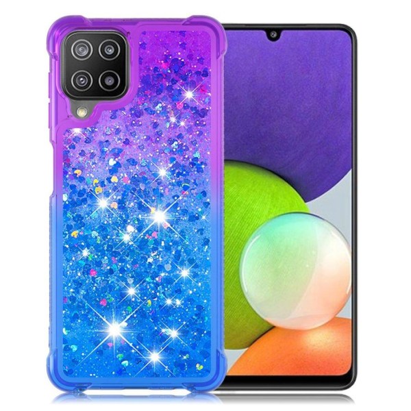 Princess Samsung Galaxy A22 4G cover - Lilla / Himmelblå Blue