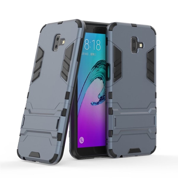 Samsung Galaxy J6 Plus (2018) cool guard kombo etui - Mørkeblå Blue