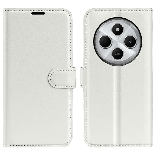 Classic Xiaomi Redmi 14R / Xiaomi Redmi 14C fodral - Vit Vit