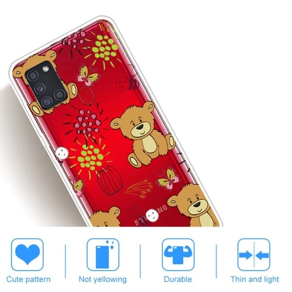 Deco Samsung Galaxy A21s cover - Brun Brown