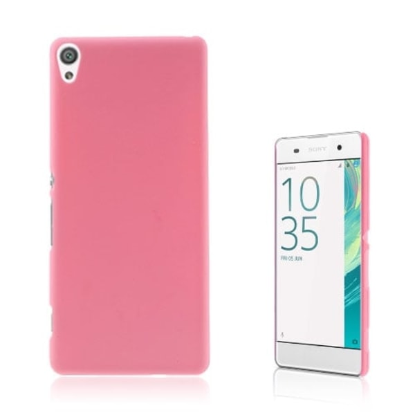 Christensen Gummi Plast Skal till Sony Xperia XA / XA Dual - Rosa Rosa