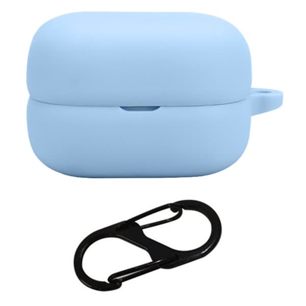 Sony LinkBuds Open WF-L910 Etui til Bluetooth-ørepropper Silikoneovertræk med Anti-Lost Spænde - Himmelblå Blue