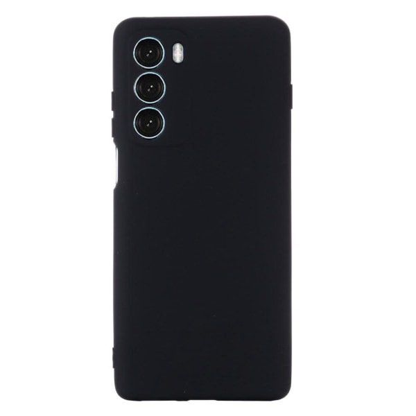 Matte Liquid Silikone Cover til Motorola Moto G200 5G / Edge S30 - Sort Black